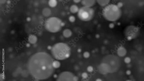 5 Looped Videos in 1 Clip. Black and White Particles Backgrounds