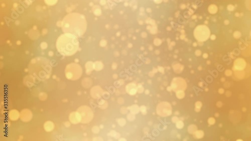 5 Looped Videos in 1 Clip. Golden Particles Backgrounds