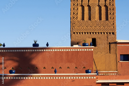 Traditional house made from clay Morocco