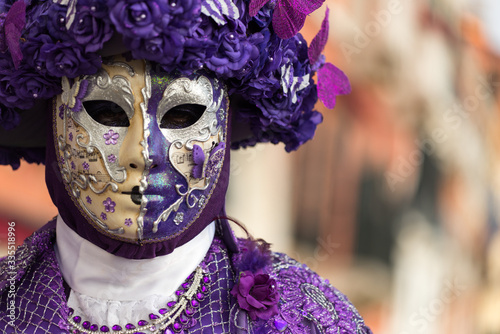Obraz na płótnie Carnevale a Venezia w salonie