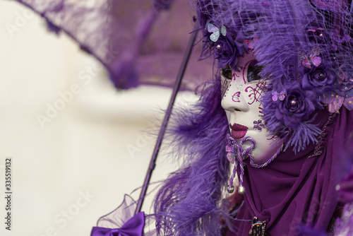 Obraz na płótnie Carnevale a Venezia w salonie