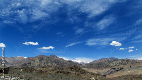 Clouds and blue skies