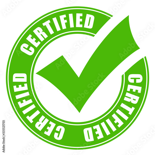 Certified quality vector icon