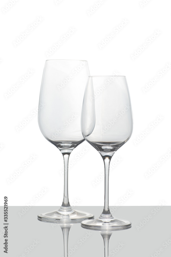 Due bicchieri di cristallo