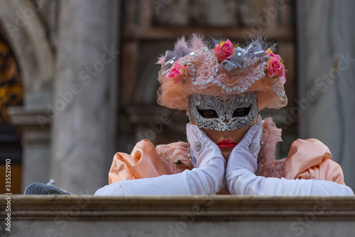 Obraz na płótnie Carnevale a Venezia w salonie
