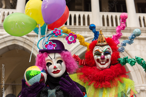 Obraz na płótnie Carnevale a Venezia w salonie
