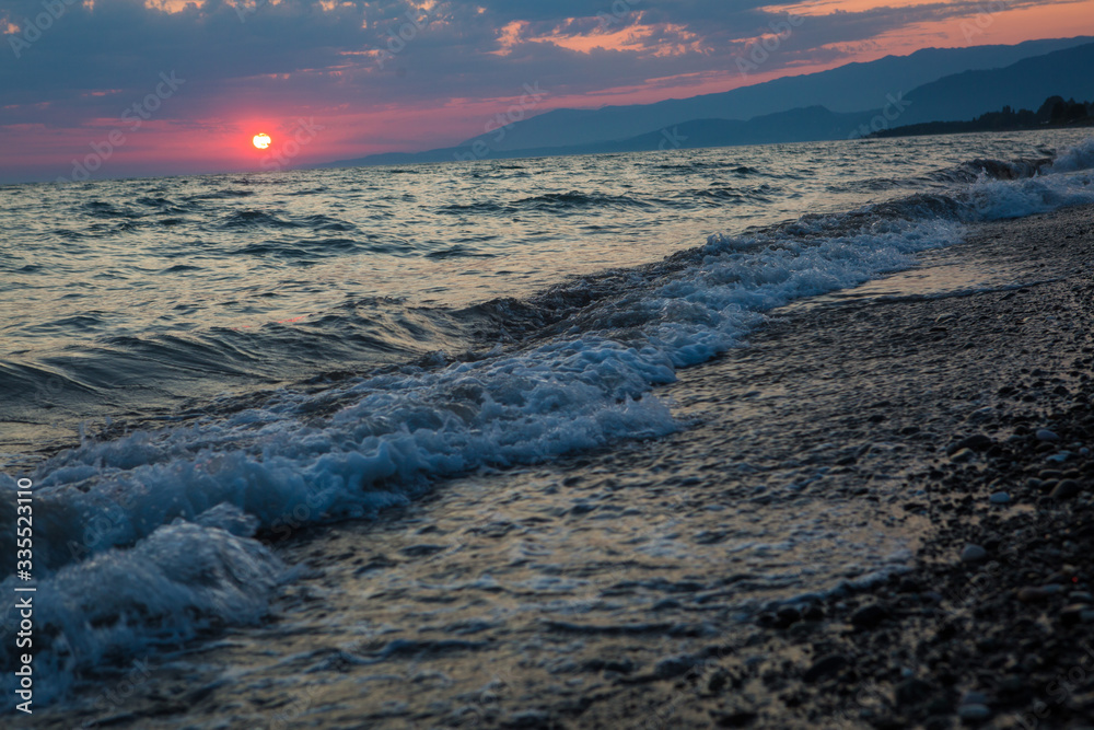beautiful sunset by the sea beautiful sunset by the sea