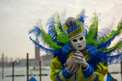 Obraz na płótnie Carnevale a Venezia w salonie