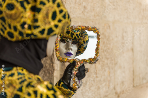 Obraz na płótnie Carnevale a Venezia w salonie