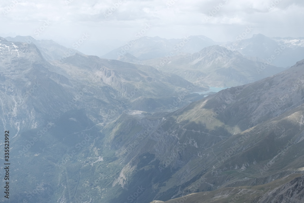 Fototapeta premium Trekking on the Rocciamelone