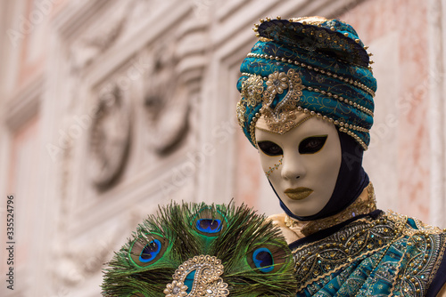 Obraz na płótnie Carnevale a Venezia w salonie