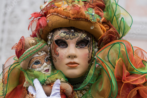 Obraz na płótnie Carnevale a Venezia w salonie