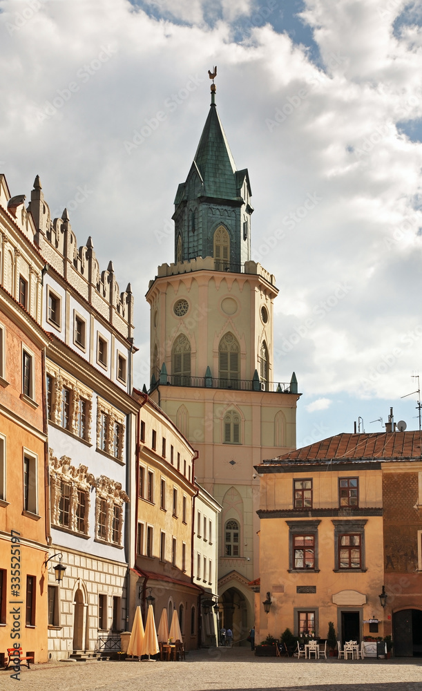 Trinity (Trynitarska) tower in Lublin. Poland