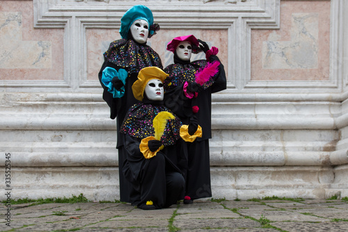 Obraz na płótnie Carnevale a Venezia w salonie