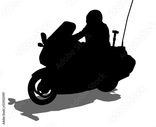 Moto de gendarmerie