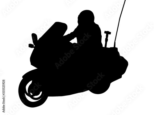 Moto de gendarmerie