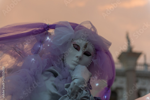 Obraz na płótnie Carnevale a Venzia w salonie