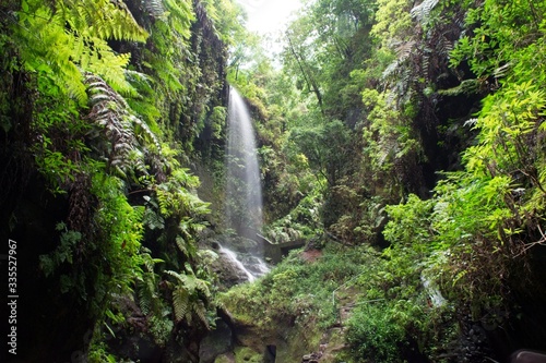 Valokuvatapetti Waterfall, Los Tilos, La Palma