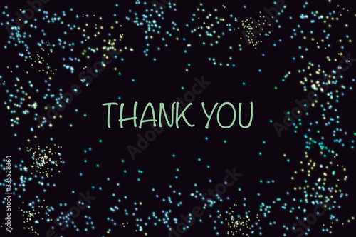 Thank you card textured background