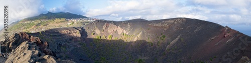 San Antonio Volcano Crater panorama