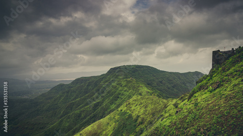 view of the mountains