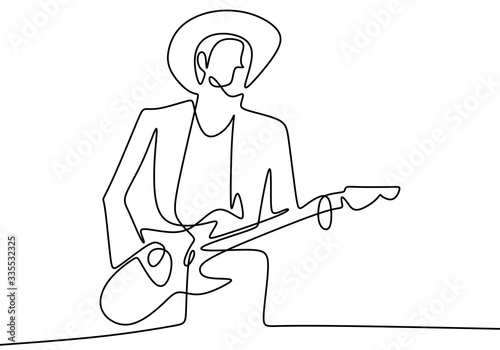 Continuous one line drawing...