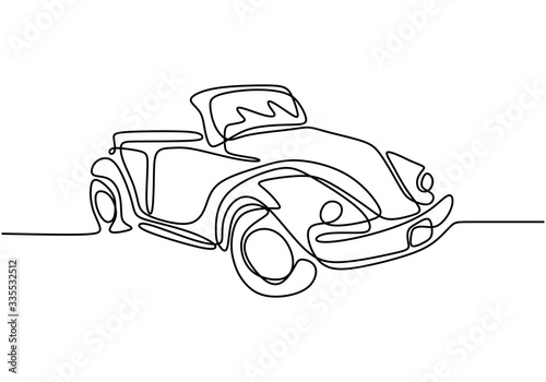 One single line drawing of ...