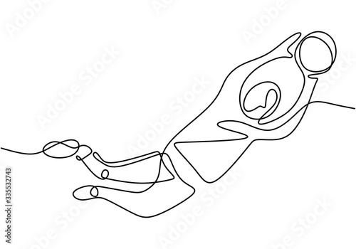 Continuous one line drawing...