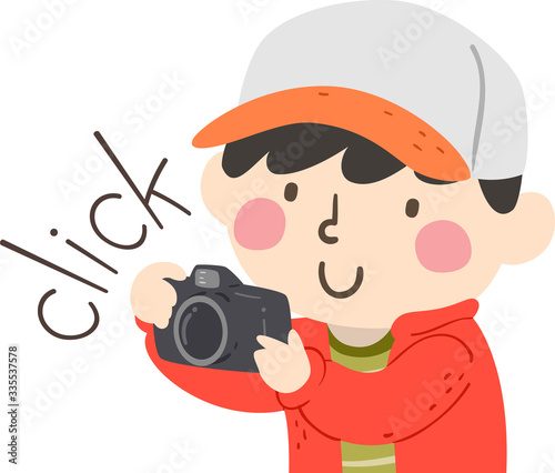 Kid Boy Camera Sound Click ...