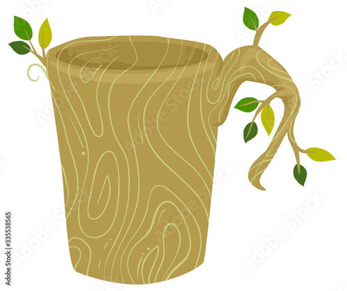 Mug Wooden Organic Utensil ...
