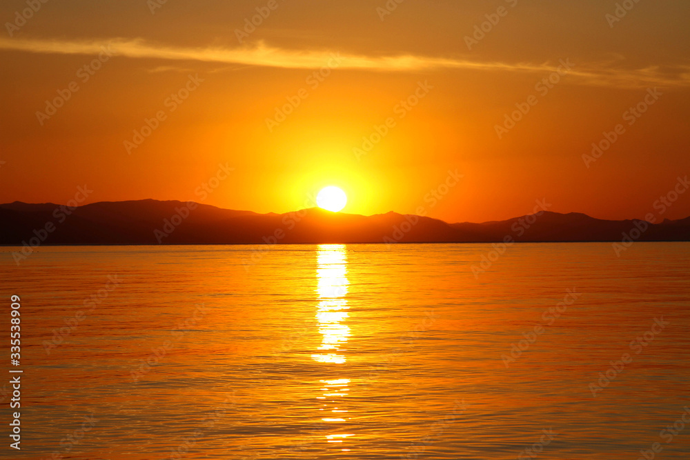 beautiful Golden sunrise over the sea.beautiful Golden sunset over the sea beautiful Golden sunrise over the sea.beautiful Golden sunset over the sea