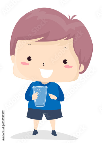 Kid Boy Adjective Full Illu...