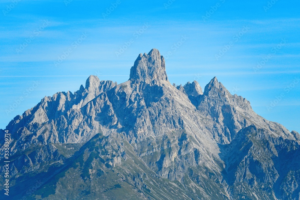 Blick auf das Dachsteingebirge mit der Bischofsmütze