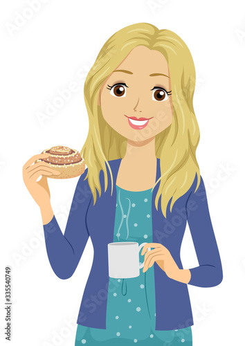 Teen Girl Coffee Cinnamon B...