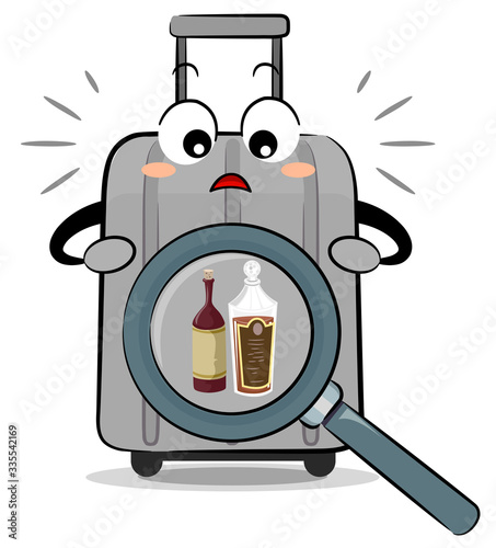 Mascot Luggage Alcohol Drin...