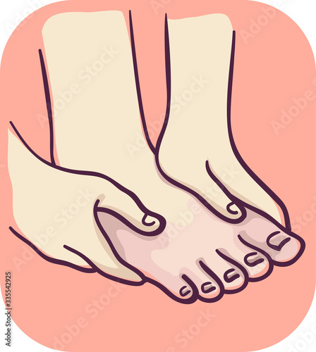 Feet Pain Illustration