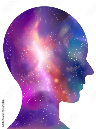 Galaxy Man Illustration