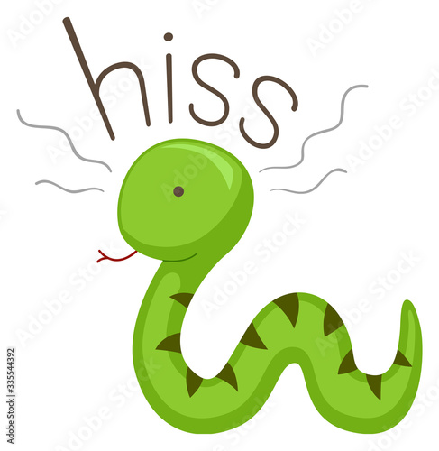 Snake Onomatopoeia Sound Hi...