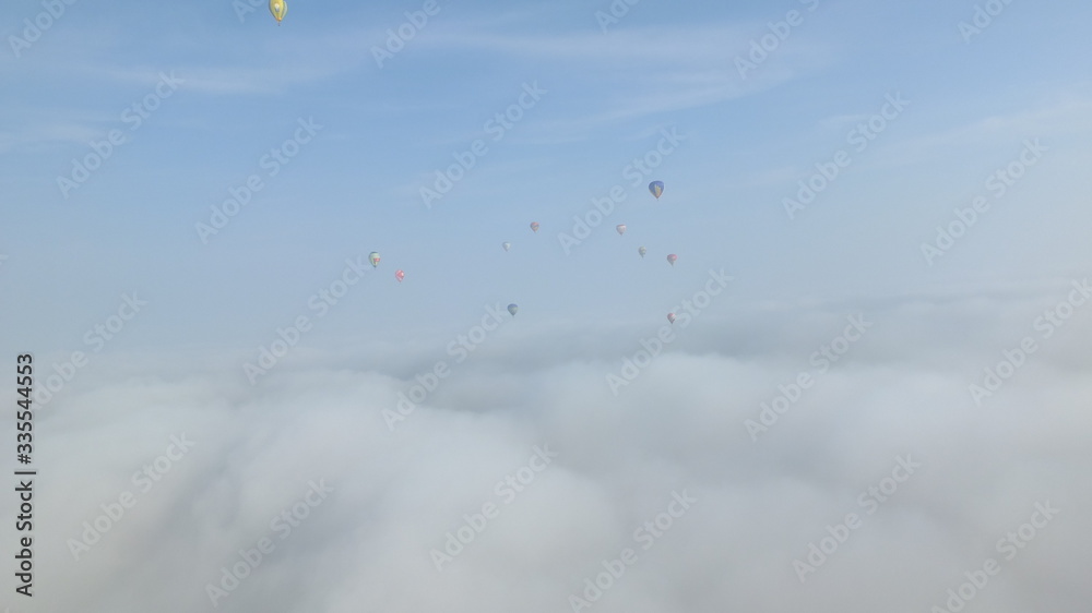 Mój lot balonem nad Paczkowem - obrazy, fototapety, plakaty 