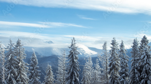 winter mountain landscape Zakopane