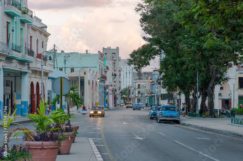 street in the old city of cuba