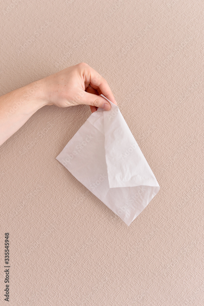 Toilet paper in hands Toilet paper in hands