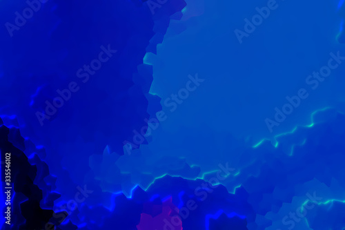 background design template - gradient abstract background of fancy in 2020 color phantom blue with ice layers, nightlife idea illustration