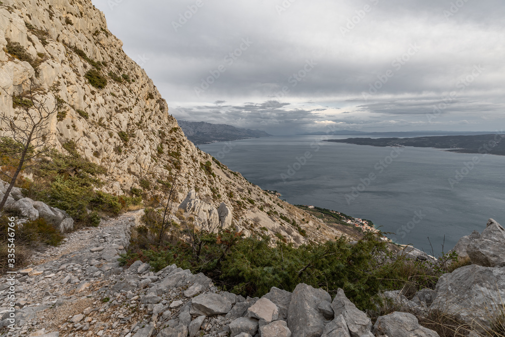 Amazing view from the mountain, Dalmatia, Croatia Amazing view from the mountain, Dalmatia, Croatia