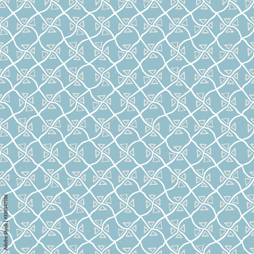 Abstract grid unisex seamless vector pattern in blue and white. Surface print design. For backgrounds, textures, fabrics, stationery and packaging. Abstract grid unisex seamless vector pattern in blue and white. Surface print design. For backgrounds, textures, fabrics, stationery and packaging.