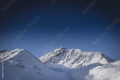 Mountain peak in the snow © petroffcocktail