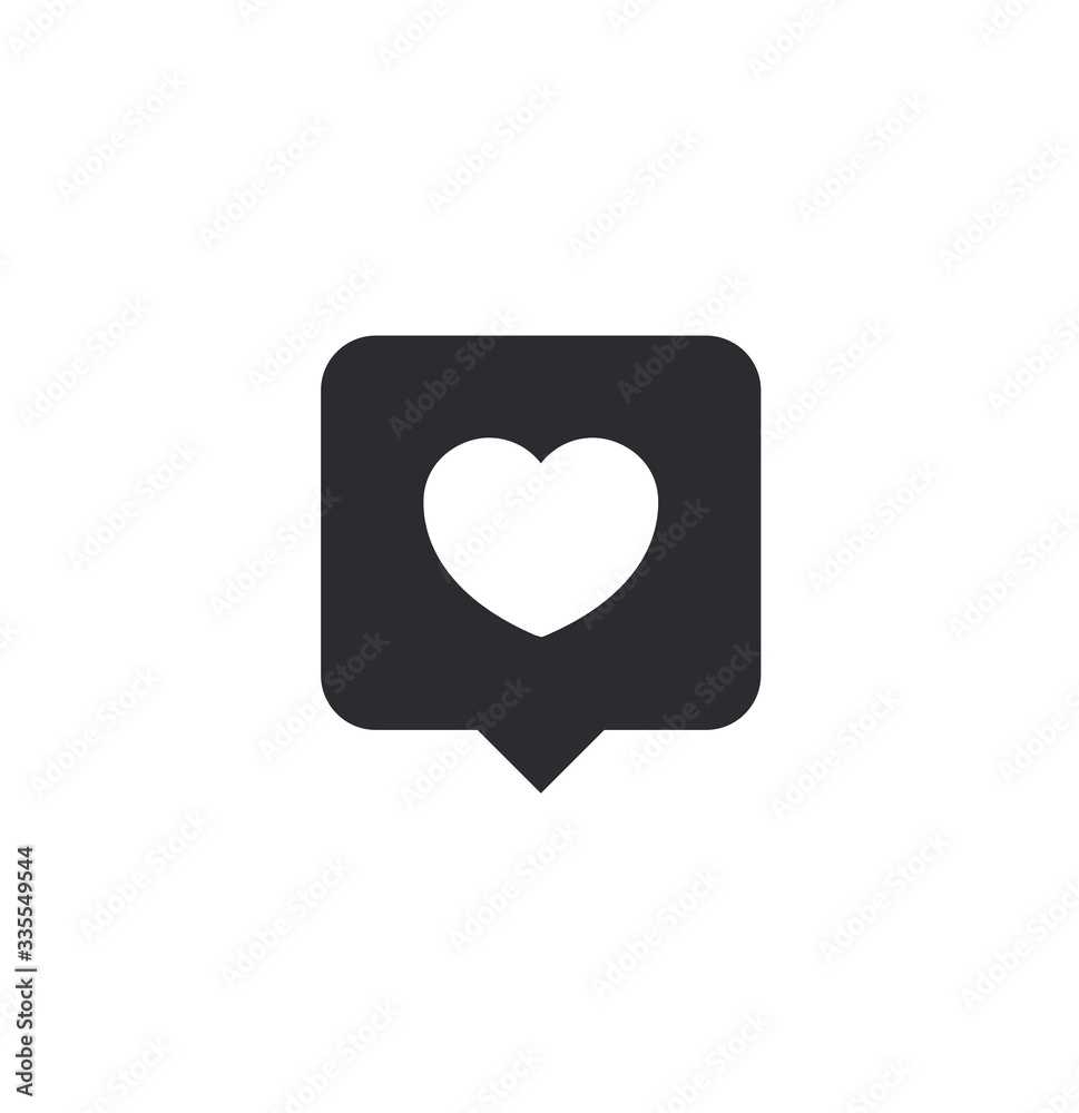 Love symbol. Speech bubble. Heart Icon. Vector illustration. Color easy to edit. Transparent background. Love symbol. Speech bubble. Heart Icon. Vector illustration. Color easy to edit. Transparent background.