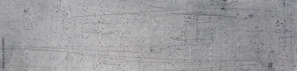 Fototapeta premium Panorama von Beton oder Zement Struktur grau für website header oder Banner