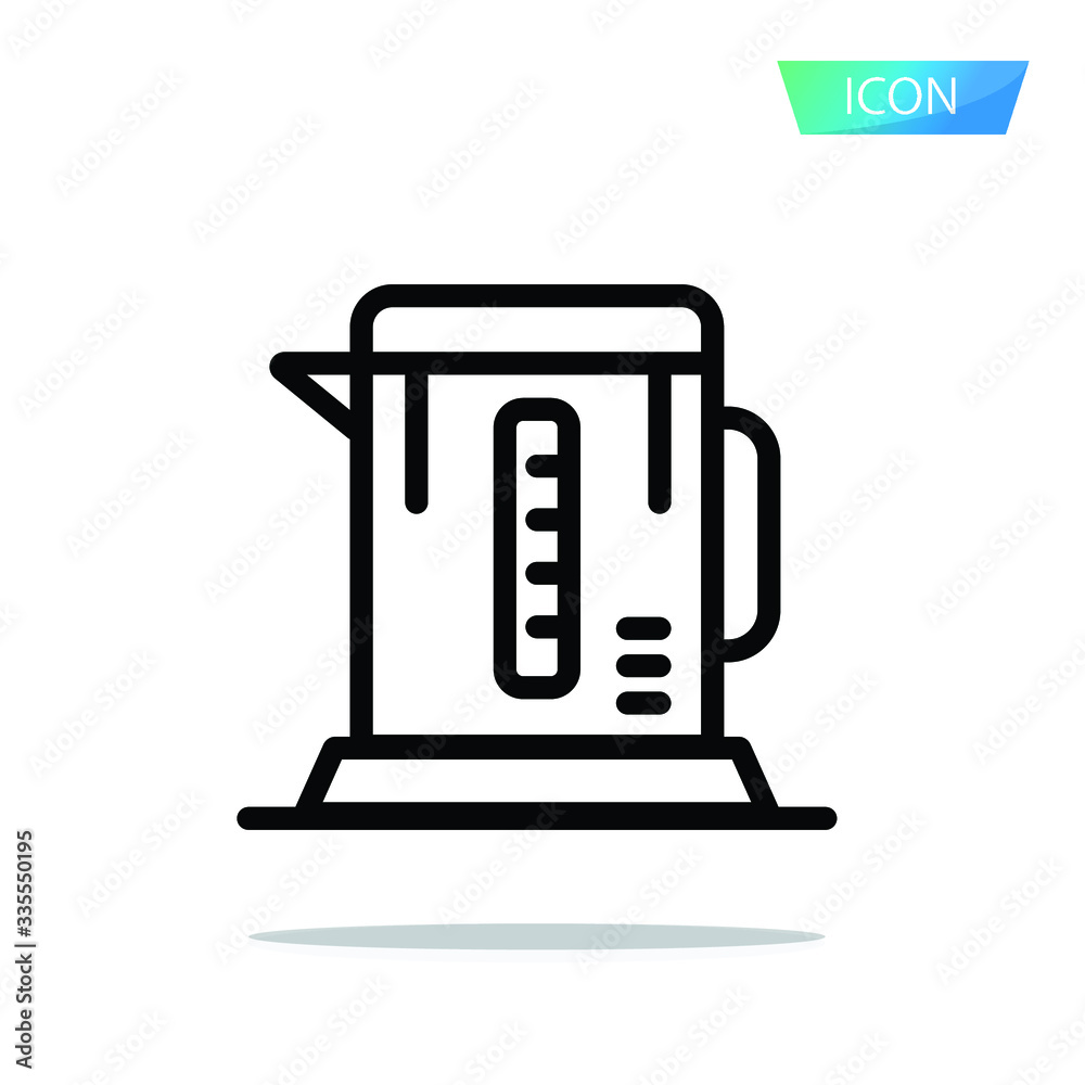 Smart Water Boiler icon isolated on white background. Smart Water Boiler icon isolated on white background.