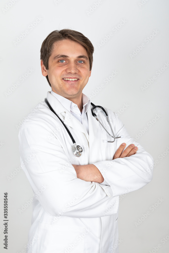 Handsome male physician Handsome male physician